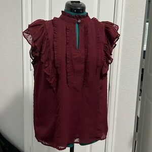 Loft Crop Sleeve Blouse